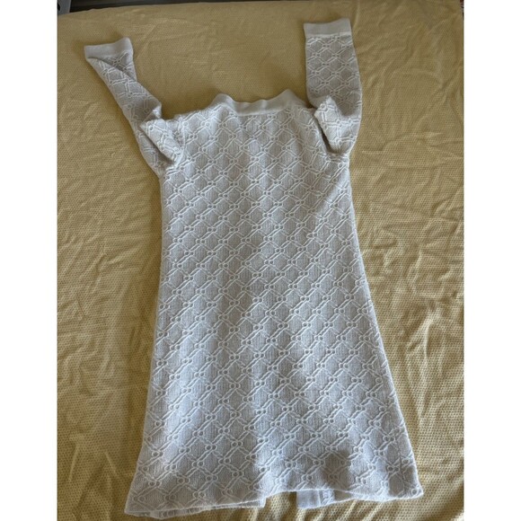 Vintage 100% Virgin Wool Sweater Jacket Size Small Textured Knit Button Closure - Picture 3 of 9